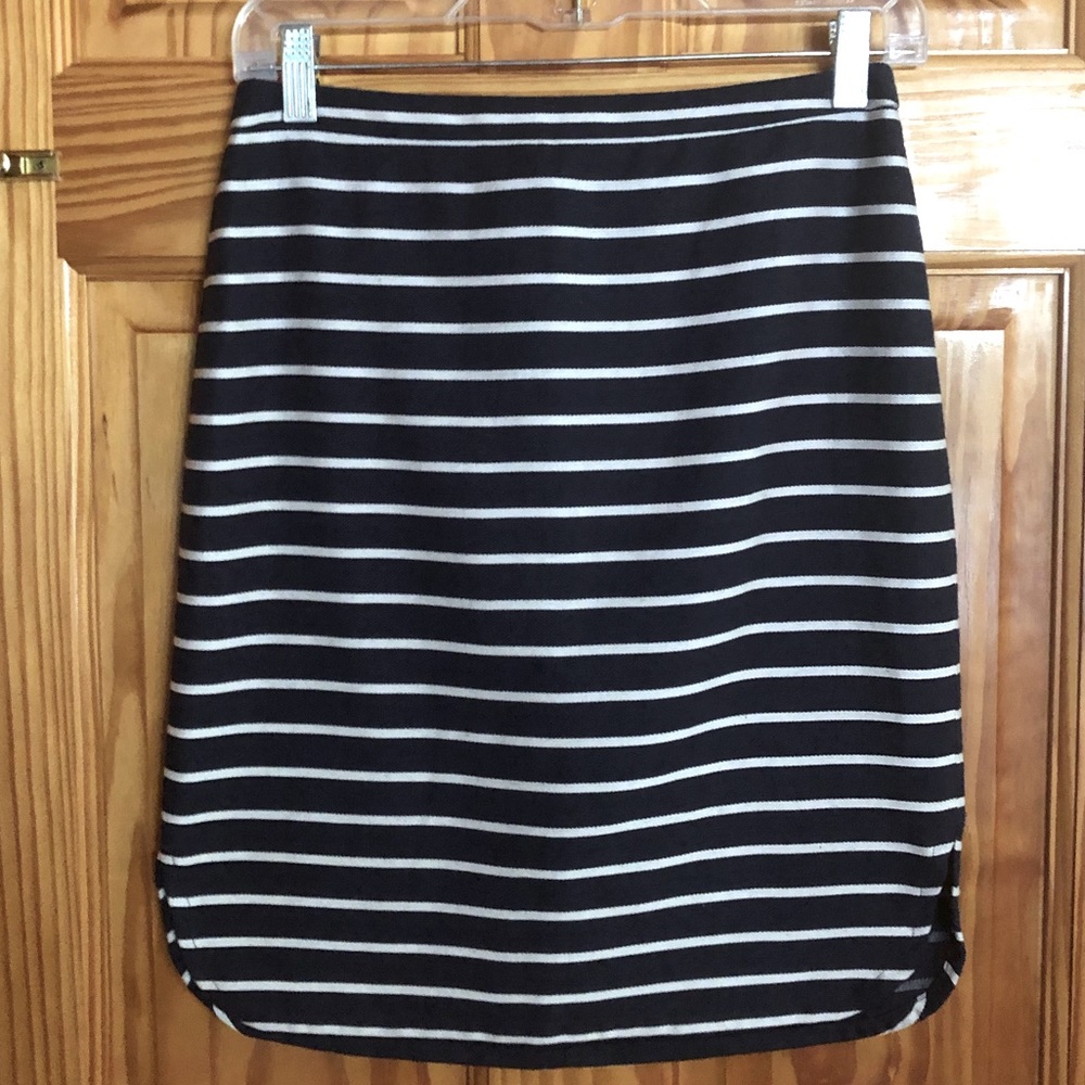 Ann Taylor Loft Striped Mini Skirt